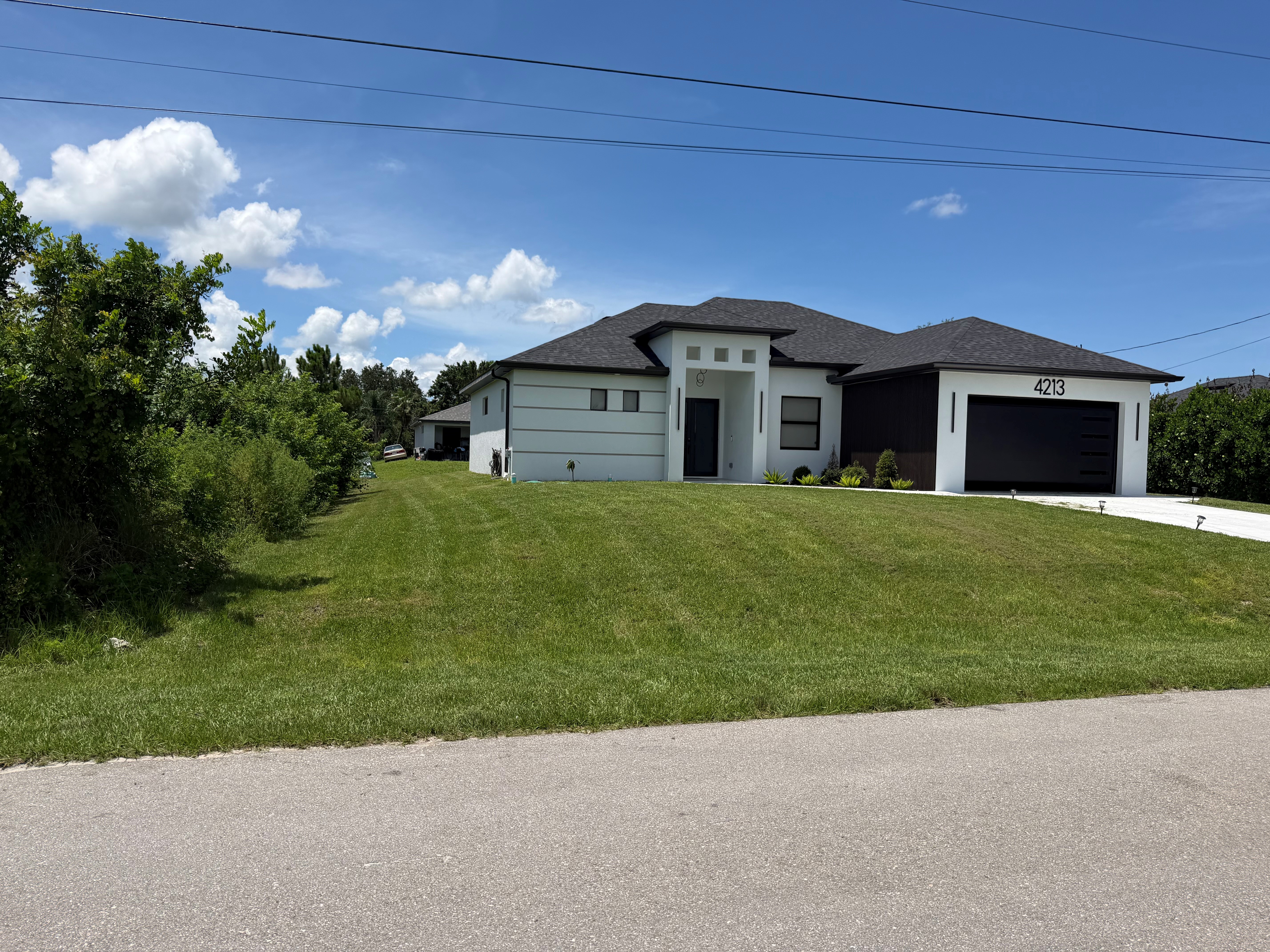 Before: Overgrown lawn needing care - RCW lawn mowing